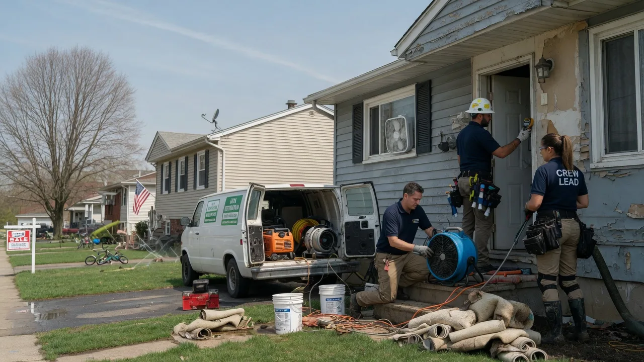 Flood Cleanup in Meadow Lands, PA near me
